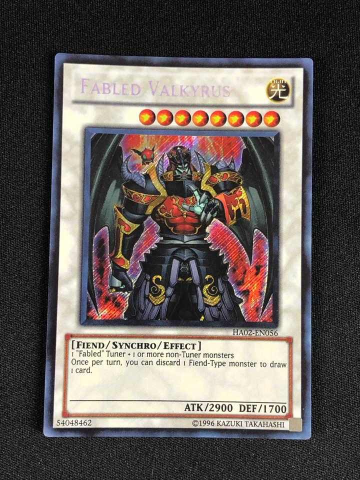 YUGIOH FABLED VALKYRUS HA02-EN056 SECRET - Image 1 of 1