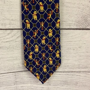 Disney Winnie The Pooh And Tigger Neck Tie Blue EUC!! FREE SHIPPING!!!! - Picture 1 of 12