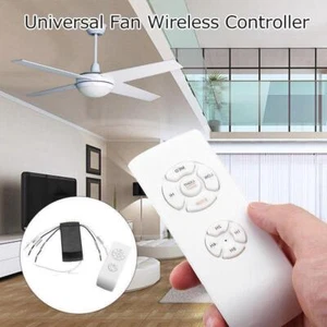 Universal Wireless Ceiling Fan Lamp Light Timing Remote Control Receiver Kit - Picture 1 of 14