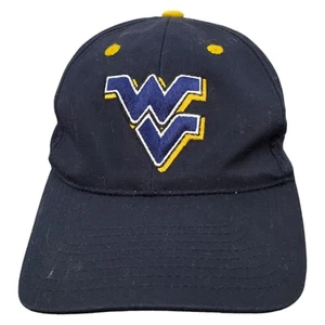 Captivating Headgear West Virginia University Hat Mens Navy Adjustable Snapback - Picture 1 of 14