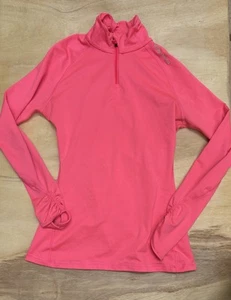 Under Armour ColdGear Damen rosa 1/4-Reißverschluss tailliert Stehkragen Damengröße Small - Bild 1 von 4