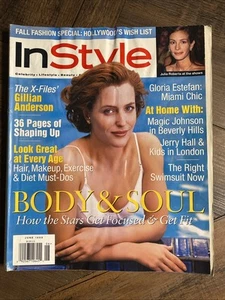 In Style Magazine December 1998 Gillian Anderson X-Files Julia Roberts - Picture 1 of 5