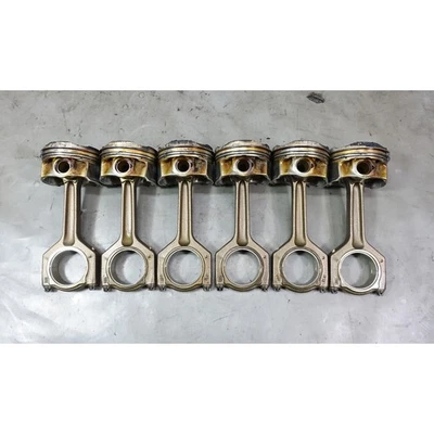 2011-2017 BMW F30 335i F10 535i N55 6-Cyl Piston and Connecting Rod Set of 6 - Image 1 of 4