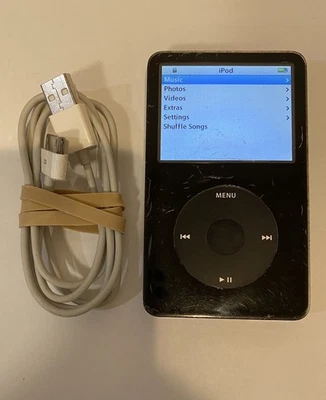 Apple iPod classic 5th Generation Enhanced Black (80 GB) Works Great - Image 1 of 4