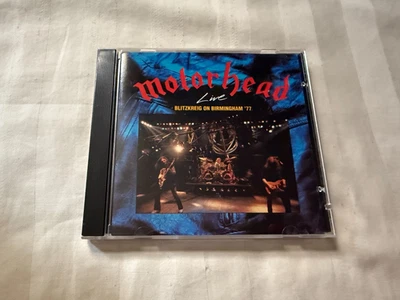 Motorhead -Blitzkrieg on Birmingham '77 CD 1989 Receiver Live Metal OOP RARE - Image 1 of 3