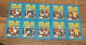 Pegatinas Merlin 97 Premier League 10 paquetes sellados edición Reino Unido - Imagen 1 de 1