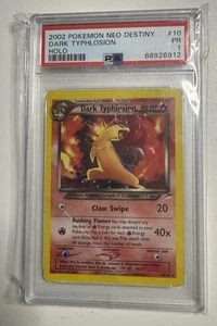 Pokemon PSA 81 Pr Poor Dark Typhlosion 10/105 Neo Destiny Holo Unlimited - Imagen 1 de 1