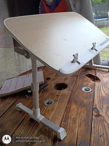 AboveTek Laptop Stand Adjustable Height,Folding Table,Laptop Stand for Bed Sofa - Photo 1/4