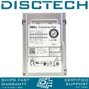 Dell D7KJJ 1.6TB SAS 12Gbps SSD Write Intensive WI 2.5 Inch Kioxia KPM5XMUG1T60 - Picture 1 of 3