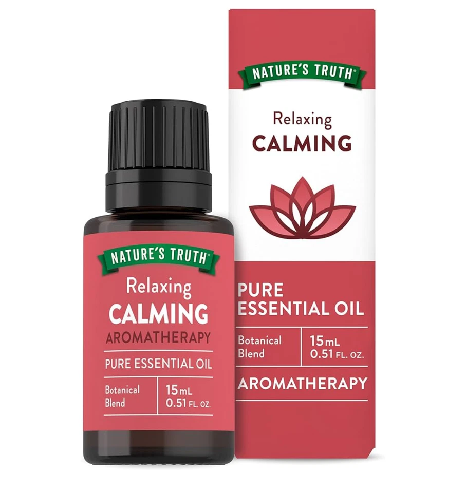 Aceite esencial puro calmante Nature's Truth aromaterapia relajante cítricos Foto 1 de 1