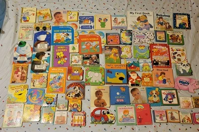 Lot of 68 Board Books for Children's Kids Toddler Babies Preschool/Daycare - Image 1 of 4