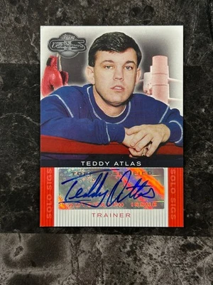 2008 Topps Co-Signers Teddy Atlas Trainer Mike Tyson @QK23 - Image 1 of 2
