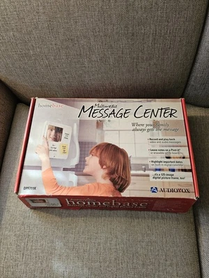Audio +Video Homebase Message Center & Digital  Picture Frame New Opened Box - Image 1 of 4