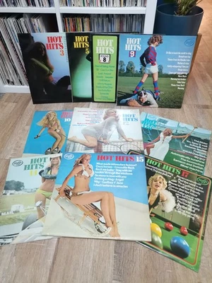 Hot Hits x 10 Vinyl 12" Record Collection Bundle 70's Music Various Genres EX/VG - Image 1 of 4