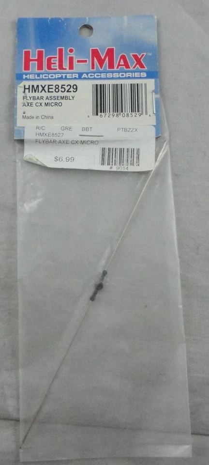 Helimax AXE CX Micro Helicopter Flybar Assembly HMXE8529 - Image 1 of 1