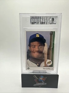 1989 Upper Deck Rookie #1 Ken Griffey Jr Mariners RC Rookie BGS 9 - Picture 1 of 2