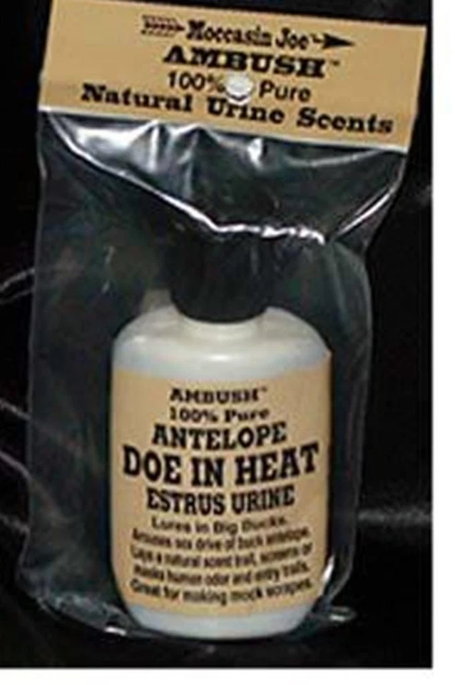 Mocasín Joe Emboscada Natural Antílope Cierva En Calor Señuelo Orina Aroma Atractivo Foto 1 de 1