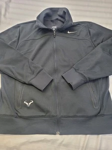 Nike Jacket Mens XL Gray Premeir Rafa Nadal Tennis Wear Embroirdery [619450-233] - Picture 1 of 12