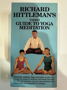 Richard Hittleman's Guide To Yoga Meditation VHS Educational 1990 RARE - Picture 1 of 6