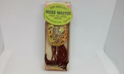 Señuelo de colección Rebel MOSS MASTER Brown Frog 2.5" sin malezas Topwater/Superficie Nuevo de Lote Antiguo Foto 1 de 4