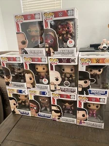 Funko Pop! WWE Lot 10 The Rock, Kane, Bret Hart, Stone Cold + mehr - Bild 1 von 12
