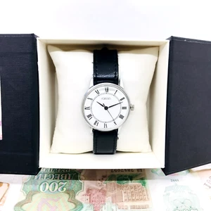 Reloj soviético Raketa clásico blanco números romanos vintage servicio de... - Imagen 1 de 13