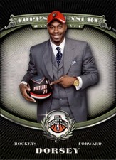 2008-09 Topps Treasury #117 Joey Dorsey RC Houston Rockets