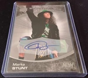 2021 Upper Deck AEW Spectrum - #36 Marko Stunt Autograph ( RC ) - Bild 1 von 2