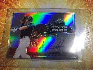 2017 Draft State Pride Keston Hiura #SP-KH1 RC Auto Rookie Brewers - Picture 1 of 1