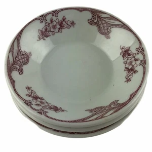 Shenango RimRol Rose Point 3 tazones pequeños para salsa restaurante mercancía ferrocarril U36 - Imagen 1 de 3