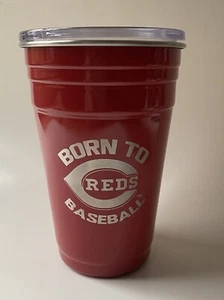 Cincinnati Reds Tumbler 22 oz Stainless Steel Great American Hot Cold New - Picture 1 of 5