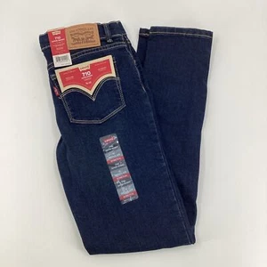 Levi’s 710 Super Skinny Stretch Girl’s Blue Denim Jeans Size 12 Reg New 307 - Picture 1 of 7