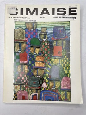Vintage RARE 1982 Cimaise Magazine No 161 French Art + Architecture V2 - Image 1 of 4
