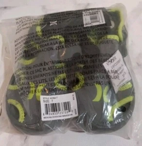 Scarpe acqua Hurley Kona-T grigio/verde ragazzo taglia 7 cinturino regolabile nuove con etichetta - Foto 1 di 14
