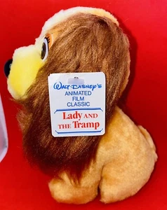 Walt Disney's Animated Film Classic LADY AND THE TRAMP Plush Stuffed Toy 1985 - Picture 1 of 5