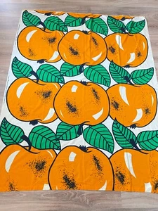 DE COLECCIÓN FINLAYSON DE 2 piezas Tela Suomi Finlandia Años 70 80 Naranjas Fruta - Imagen 1 de 7