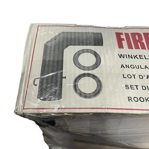 FIREFIX® Rauchrohranschlußset Winkelrauchrohr Set 150mm Winkelbogen Kaminofen - Bild 1 von 3