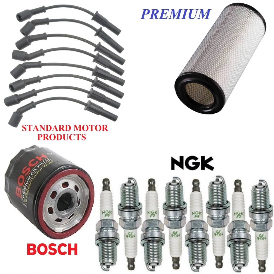 Tune Up Kit Filters Spark Plugs For CHEVY EXPRESS 2500 V8 4.8L & 6.0L 2009-2017 - Image 1 of 1