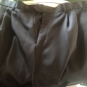 mens black dress pants 38x30 Slightly Used. - Picture 1 of 8
