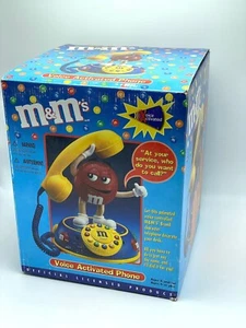 Neu M&M's M&M sprachgesteuertes Schreibtisch Festnetztelefon Telefon Red Candy 2003 - Bild 1 von 4