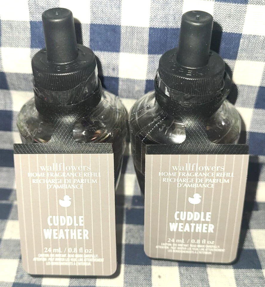 NEW 2-Pack CUDDLE WEATHER Wallflower Refill Bulbs SEALED Bath & Body Works - Image 1 of 1