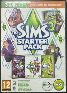 Los Sims 3: Starter Pack - PC suministrado en estuche original (correo gratuito del Reino Unido) - Imagen 1 de 1