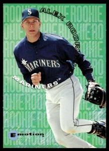 1995 SkyBox E-Motion Rookies Alex Rodriguez Seattle Mariners #10