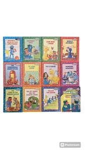 Vintage Sesame Street Book Club Lot 1980s Hardcover *Free Shipping - Picture 1 of 11