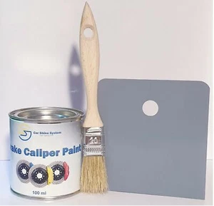 PINZA DE TAMBOR DE FRENO GRIS MOTOR DE METAL resistente al calor 250 ml cepillo libre - Imagen 1 de 2