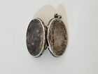 Antique Victorian Silver Photo Picture Locket Fob for Pocket Watch Chain ! ЮT47