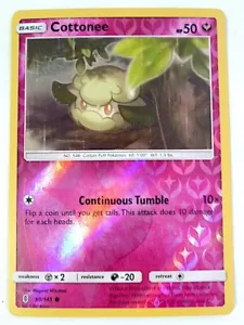 Pokémon Cottonee Reverse Holo Trading Card 90/145 - Imagen 1 de 5