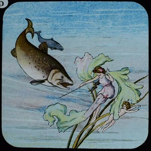 CHARLES KINGSLEY THE WATER BABYS NO5 Magic Lantern Slide 1910 WARWICK GOBLE - Bild 1 von 3