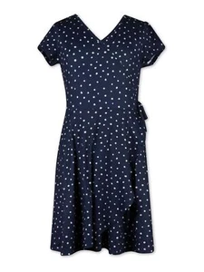 Lots of Love By Speechless Girls Flowy Tie Waist Disco Dot Dress, Size 10 - Picture 1 of 2