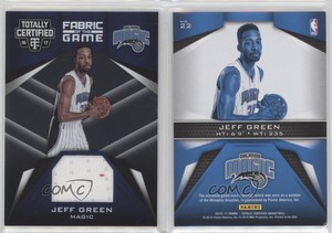 2016-17 Panini Totally Certified Fabric of the Game Materials Jeff Green #22